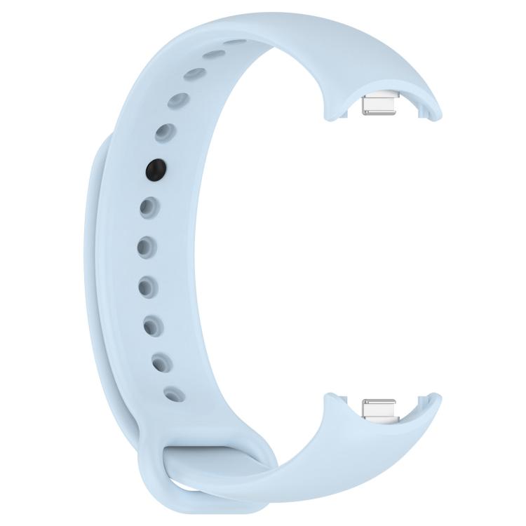 For Xiaomi Smart Band 9 / 9 NFC Solid Color Silicone Watch Band with 3D Curved Film