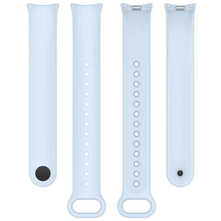 For Xiaomi Smart Band 9 / 9 NFC Solid Color Silicone Watch Band with 3D Curved Film