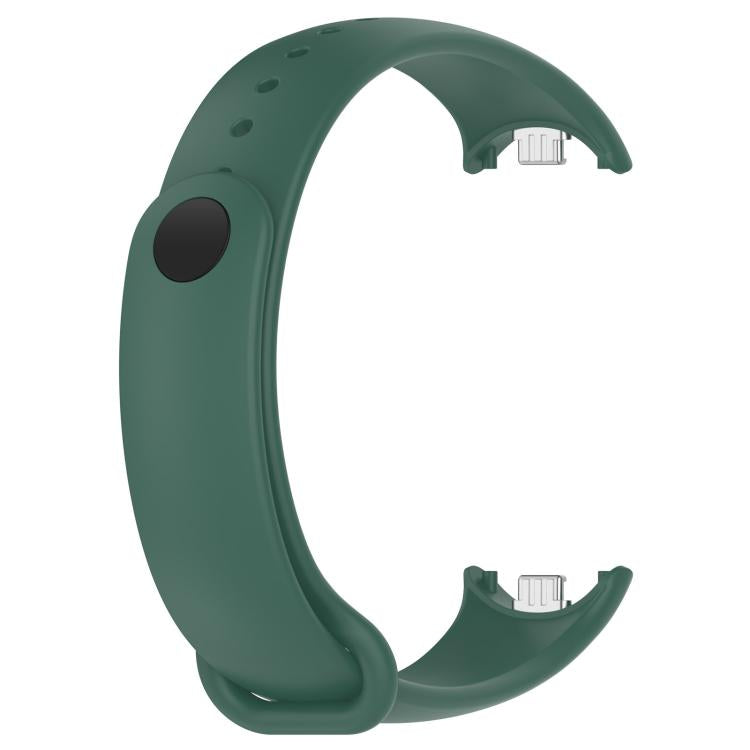 For Xiaomi Smart Band 9 / 9 NFC Solid Color Silicone Watch Band with 3D Curved Film