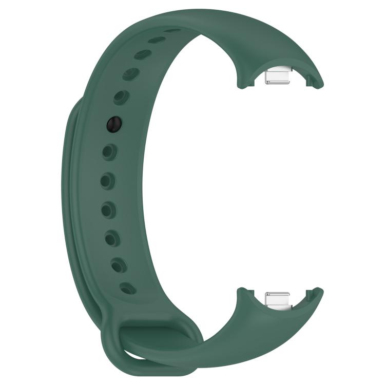 For Xiaomi Smart Band 9 / 9 NFC Solid Color Silicone Watch Band with 3D Curved Film
