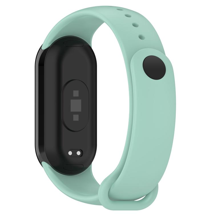 For Xiaomi Smart Band 9 / 9 NFC Solid Color Silicone Watch Band with 3D Curved Film