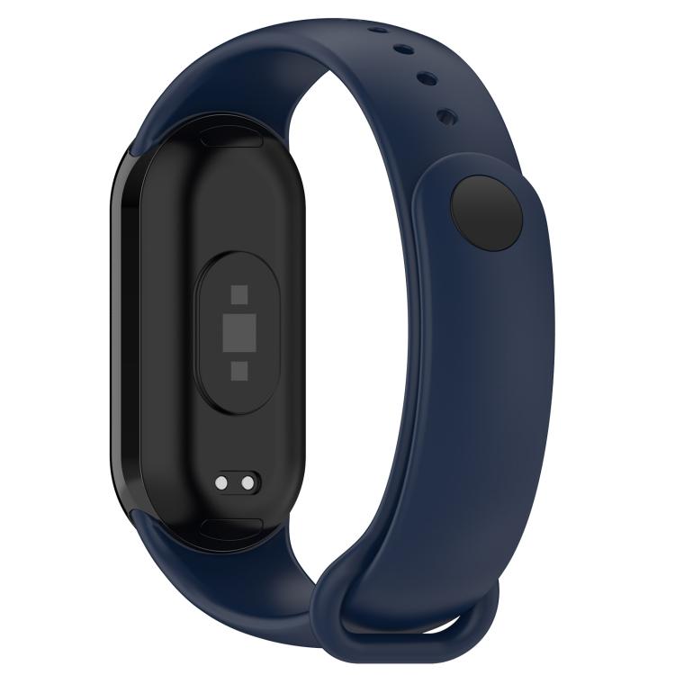 For Xiaomi Smart Band 9 / 9 NFC Solid Color Silicone Watch Band with 3D Curved Film