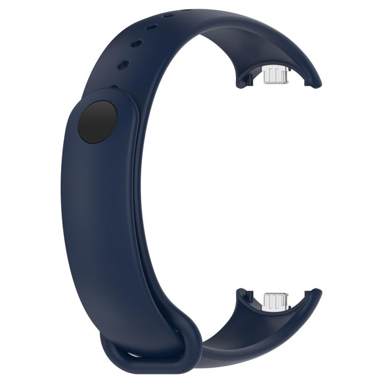 For Xiaomi Smart Band 9 / 9 NFC Solid Color Silicone Watch Band with 3D Curved Film