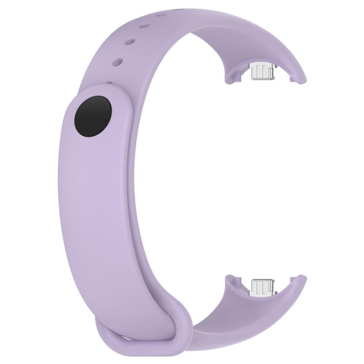 For Xiaomi Smart Band 9 / 9 NFC Solid Color Silicone Watch Band with 3D Curved Film