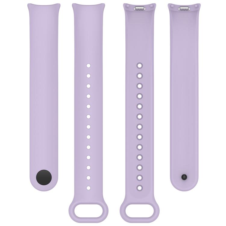 For Xiaomi Smart Band 9 / 9 NFC Solid Color Silicone Watch Band with 3D Curved Film