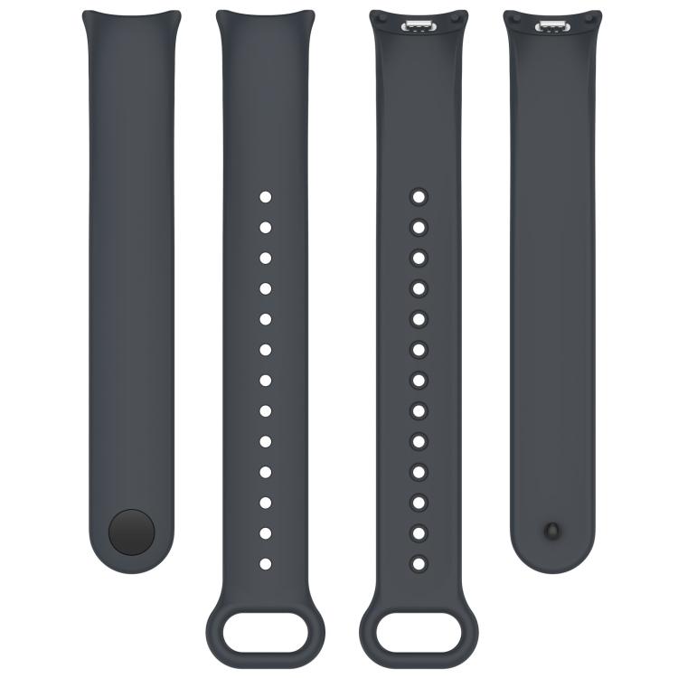 For Xiaomi Mi Band 8 / 8 NFC Solid Color Silicone Watch Band with 3D Curved Film