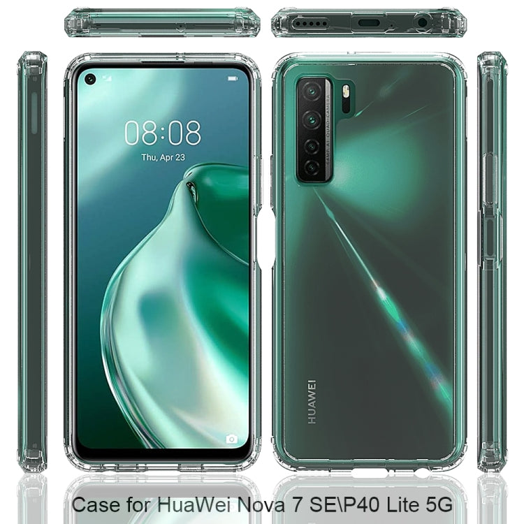For Huawei P40 Lite 5G Scratchproof TPU + Acrylic Protective Case