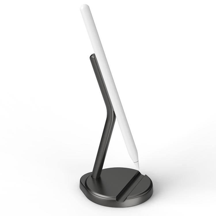 For Apple Pencil 2 Capacitive Stylus Magnetic Wireless Charging Holder - Black