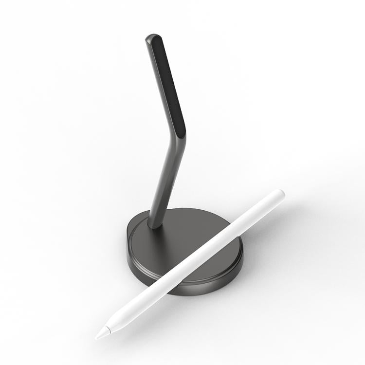 For Apple Pencil 2 Capacitive Stylus Magnetic Wireless Charging Holder - Black