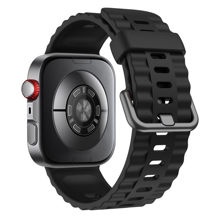 For Huawei Watch Fit 4 Pro Solid Color Silicone Watch Band with 3D Curved Film