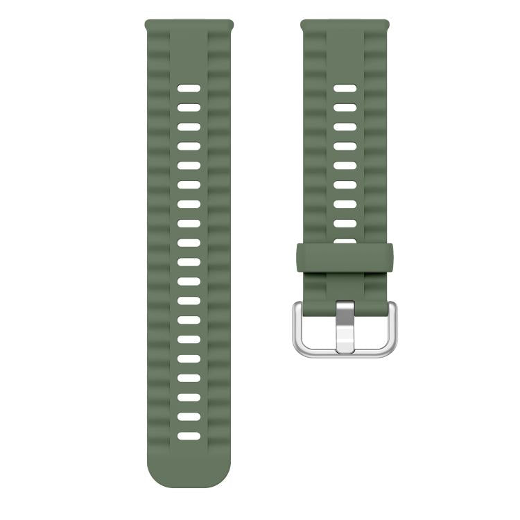 For Huawei Watch Fit 4 Solid Color Silicone Watch Band with 3D Curved Film