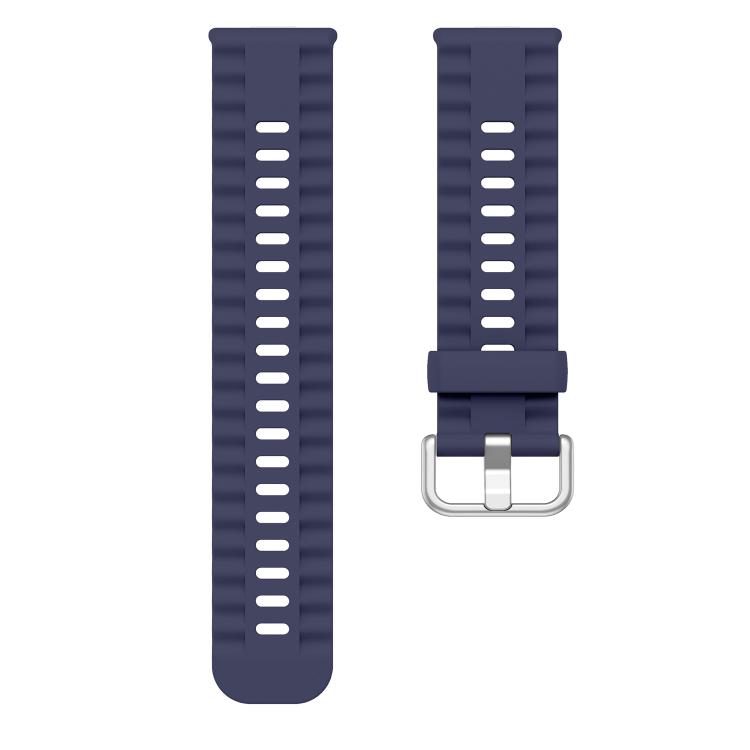 For Huawei Watch Fit 3 Solid Color Silicone Watch Band with 3D Curved Film