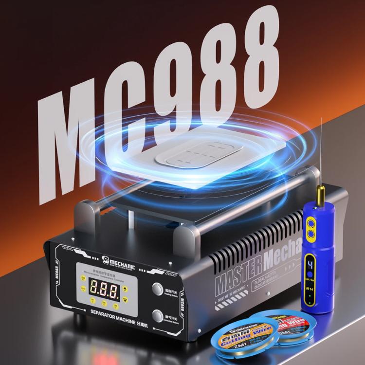 Mechanic MC988 10.5 inch Temp Control Screen Separator Machine with Vacuum Pump, Plug:EU Plug