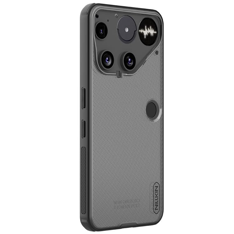 For Nothing Phone 3 NILLKIN Frosted Shield Pro Clear Version PC + TPU Phone Case - Grey
