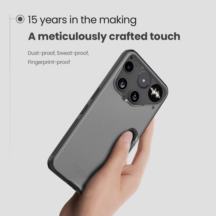 For Nothing Phone 3 NILLKIN Frosted Shield Pro Clear Version PC + TPU Phone Case - Grey