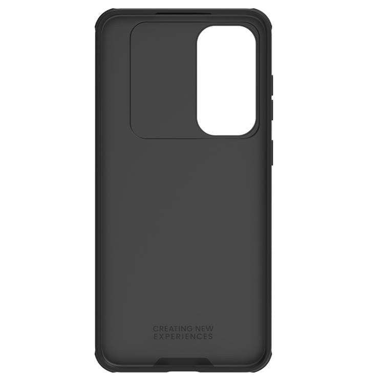 For Samsung Galaxy S25 FE 5G NILLKIN Black Mirror Pro Series Camshield PC Phone Case - Black