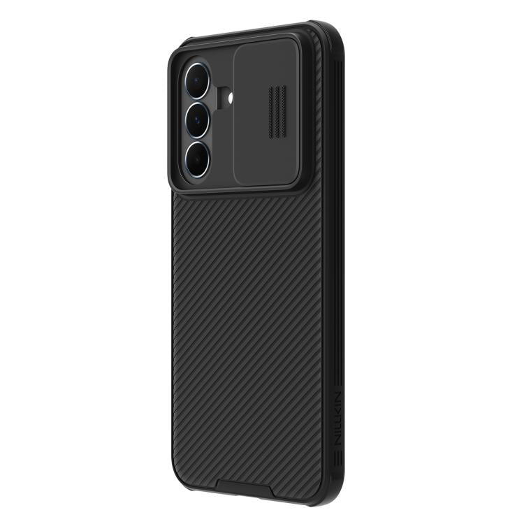 For Samsung Galaxy A37 5G NILLKIN Black Mirror Pro Series Camshield PC Phone Case - Black