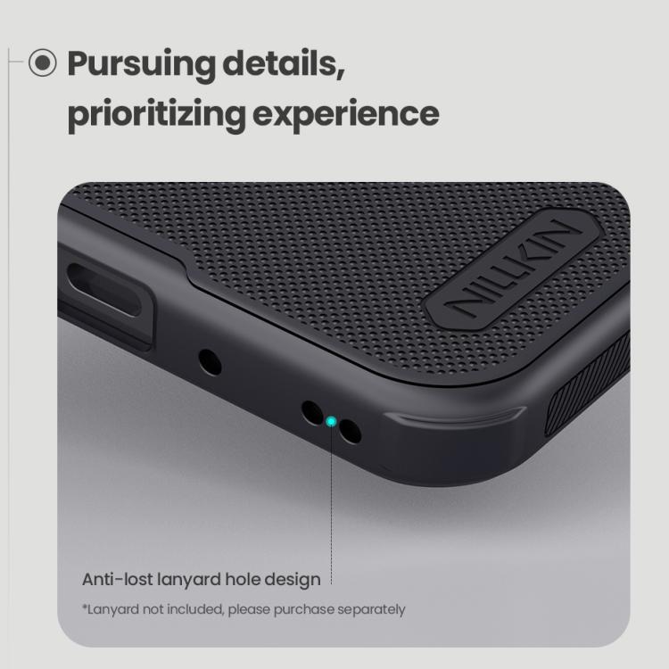 For Samsung Galaxy A17 5G NILLKIN Super Frosted Shield Pro PC + TPU Phone Case - Black