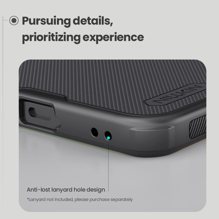 For Samsung Galaxy A57 5G NILLKIN Super Frosted Shield Pro PC + TPU Phone Case - Black