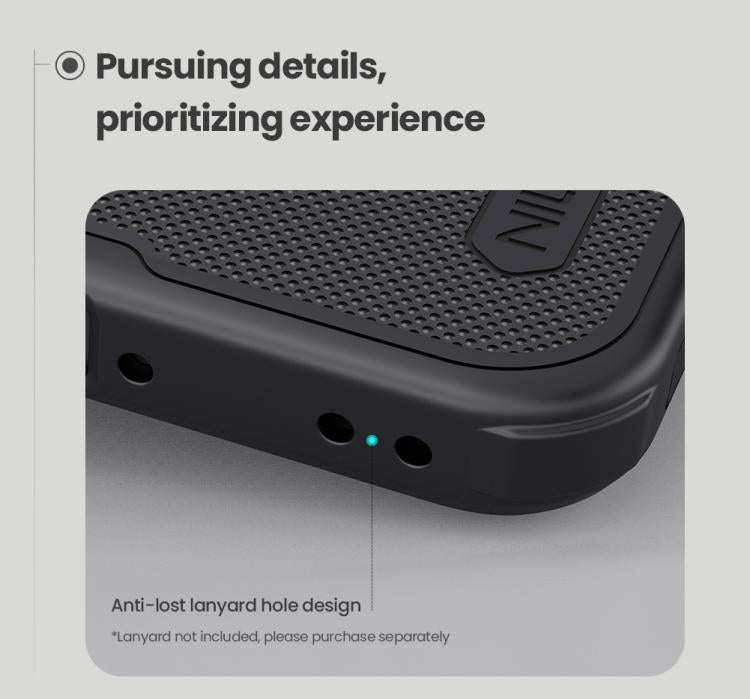For Samsung Galaxy A37 5G NILLKIN Super Frosted Shield Pro PC + TPU Phone Case - Black