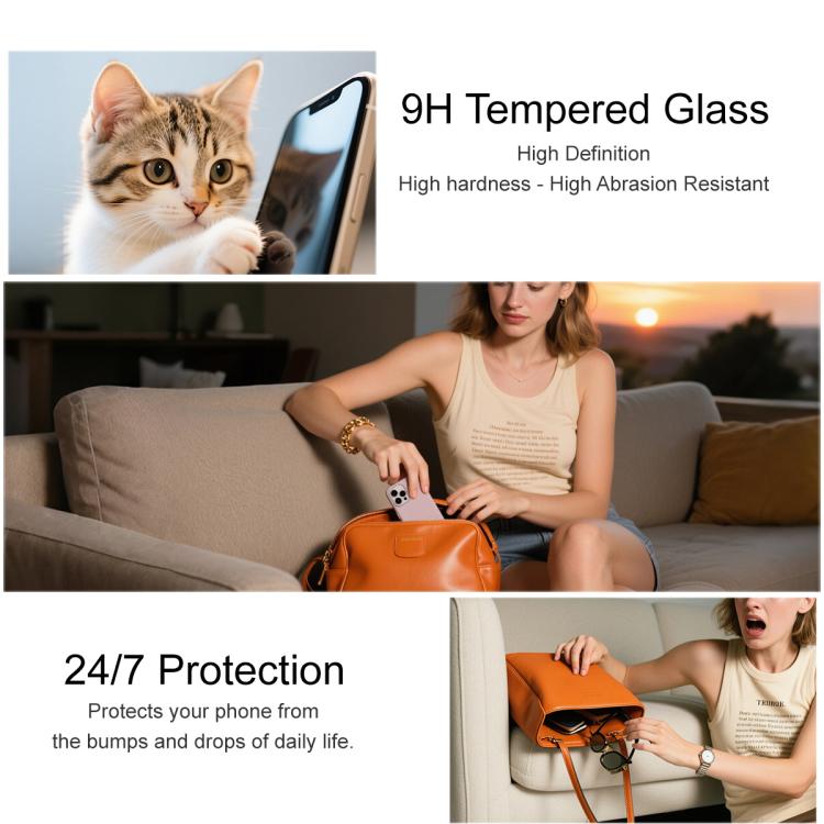 For Honor Magic V Flip 2 IMAK Full Coverage Tempered Back Screen Glass Film
