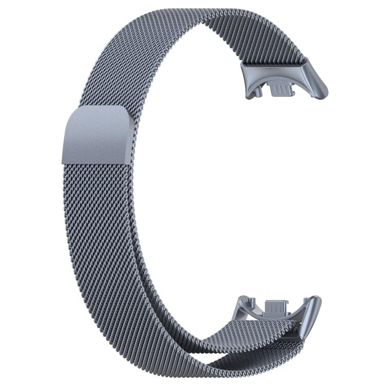 For Xiaomi Smart Band 10 / 10 NFC Milanese Stainless Steel Watch Band with 3D Curved Film