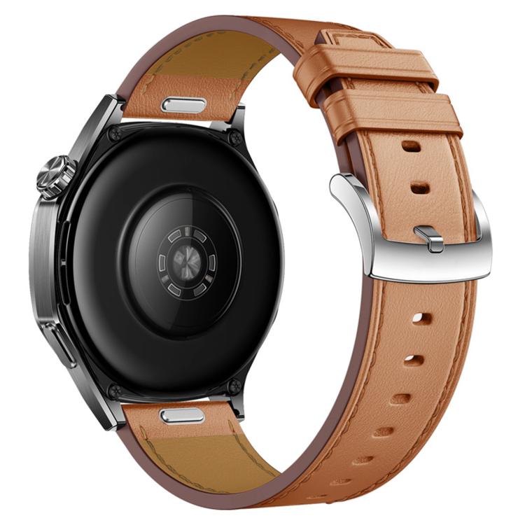 For Huawei Watch GT 5 41mm Press Button Leather Watch Band
