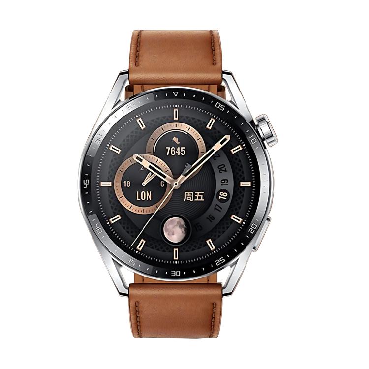 For Huawei Watch GT 5 41mm Press Button Leather Watch Band