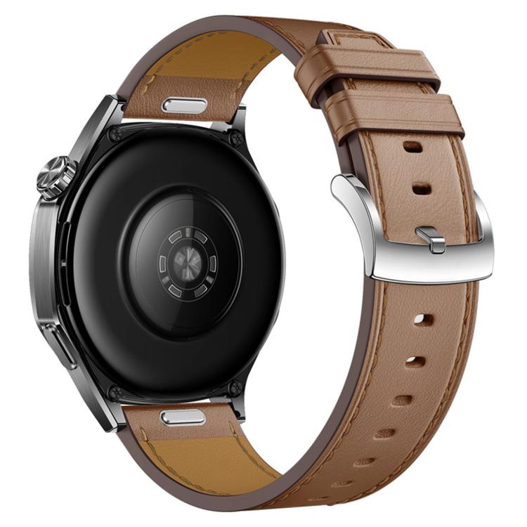 For Huawei Watch GT 5 41mm Press Button Leather Watch Band