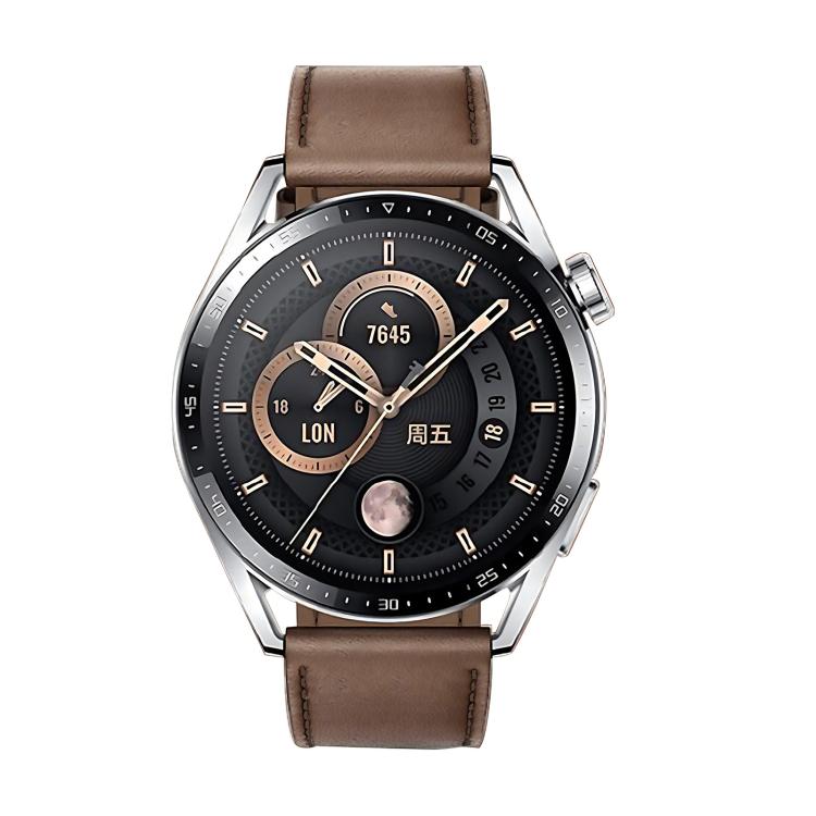 For Huawei Watch GT 5 41mm Press Button Leather Watch Band
