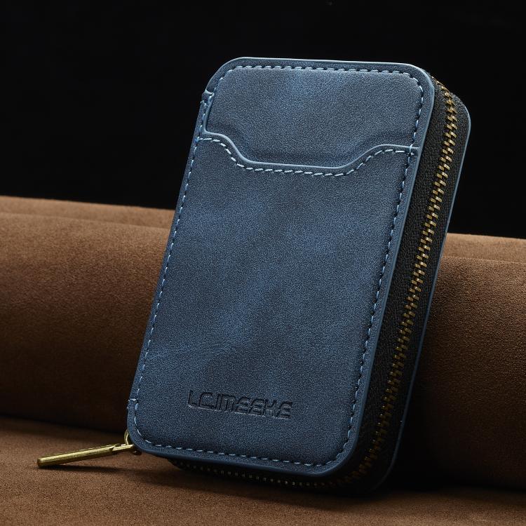 LC.IMEEKE L6 Magnetic RFID Zipper Leather Card Bag