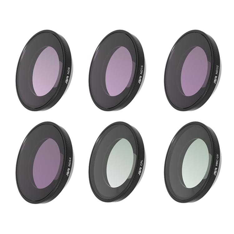 For Insta360 GO Ultra JSR LH Series Lens Filter, Filter:6 in 1 ND8-64 CPL UV