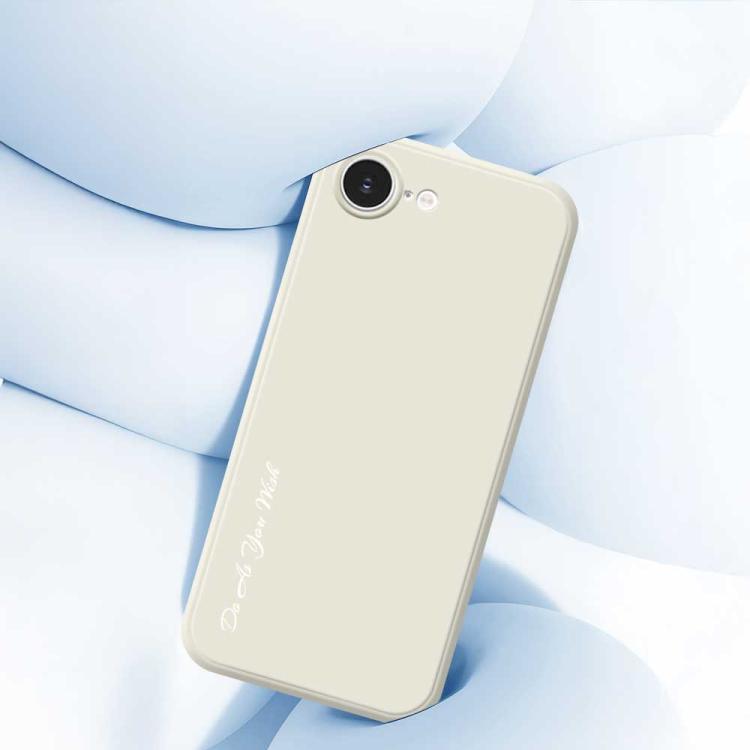 For iPhone 17e / 16e Do As You Wish A1440 Fine Hole Straight Edge Silicone Phone Case