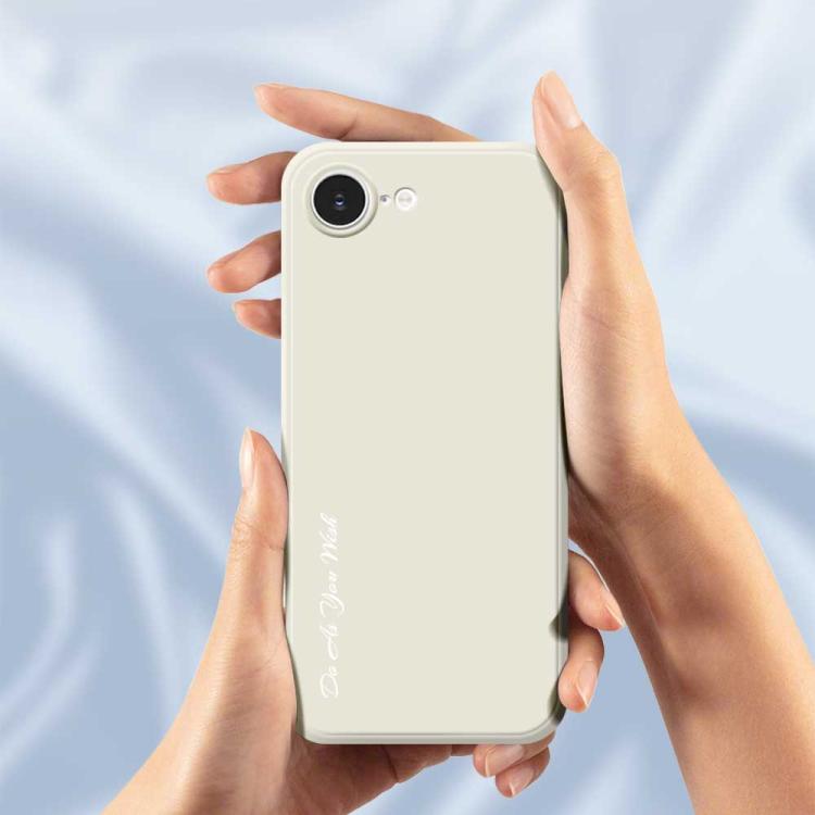For iPhone 17e / 16e Do As You Wish A1440 Fine Hole Straight Edge Silicone Phone Case