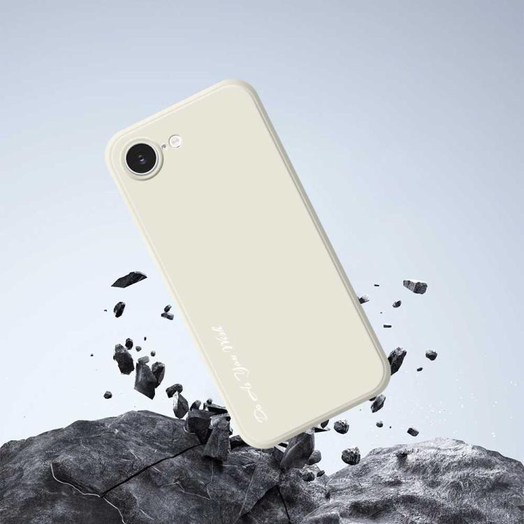 For iPhone 17e / 16e Do As You Wish A1440 Fine Hole Straight Edge Silicone Phone Case