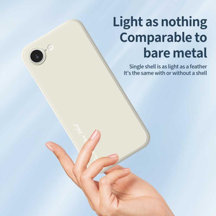 For iPhone 17e / 16e Do As You Wish A1440 Fine Hole Straight Edge Silicone Phone Case