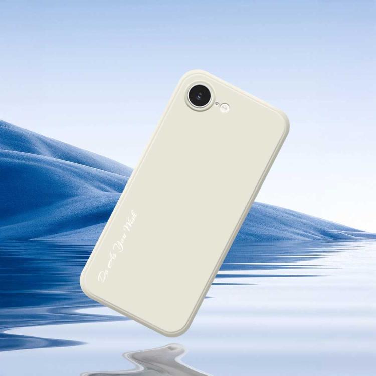 For iPhone 17e / 16e Do As You Wish A1440 Fine Hole Straight Edge Silicone Phone Case