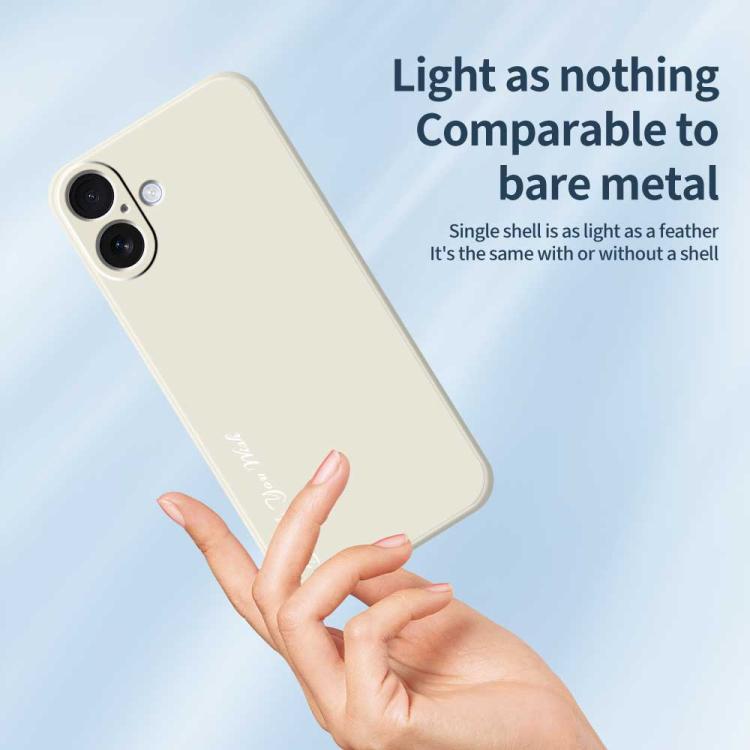 For iPhone 16 Plus Do As You Wish A1440 Fine Hole Straight Edge Silicone Phone Case