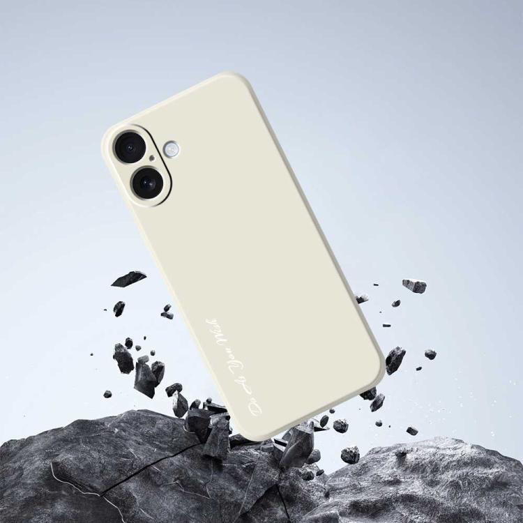 For iPhone 16 Plus Do As You Wish A1440 Fine Hole Straight Edge Silicone Phone Case