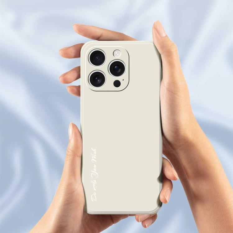 For iPhone 16 Pro Do As You Wish A1440 Fine Hole Straight Edge Silicone Phone Case