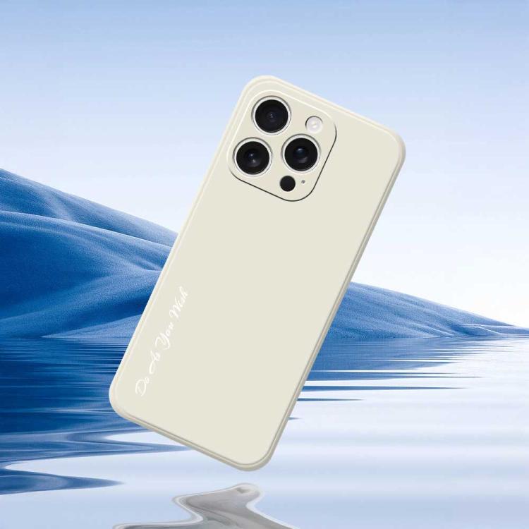 For iPhone 16 Pro Do As You Wish A1440 Fine Hole Straight Edge Silicone Phone Case