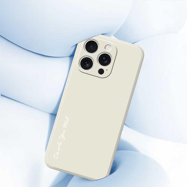 For iPhone 16 Pro Max Do As You Wish A1440 Fine Hole Straight Edge Silicone Phone Case