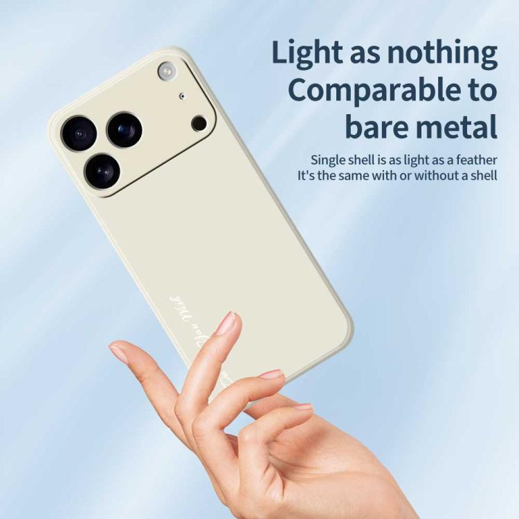 For iPhone 17 Pro Do As You Wish A1440 Fine Hole Straight Edge Silicone Phone Case