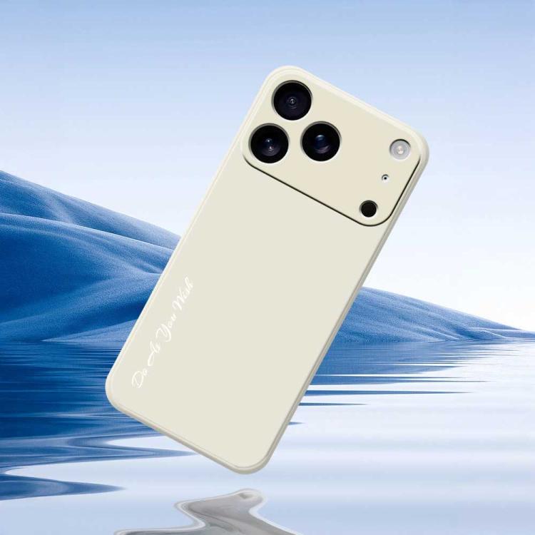 For iPhone 17 Pro Do As You Wish A1440 Fine Hole Straight Edge Silicone Phone Case