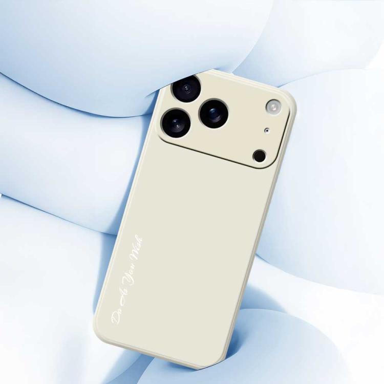 For iPhone 17 Pro Do As You Wish A1440 Fine Hole Straight Edge Silicone Phone Case