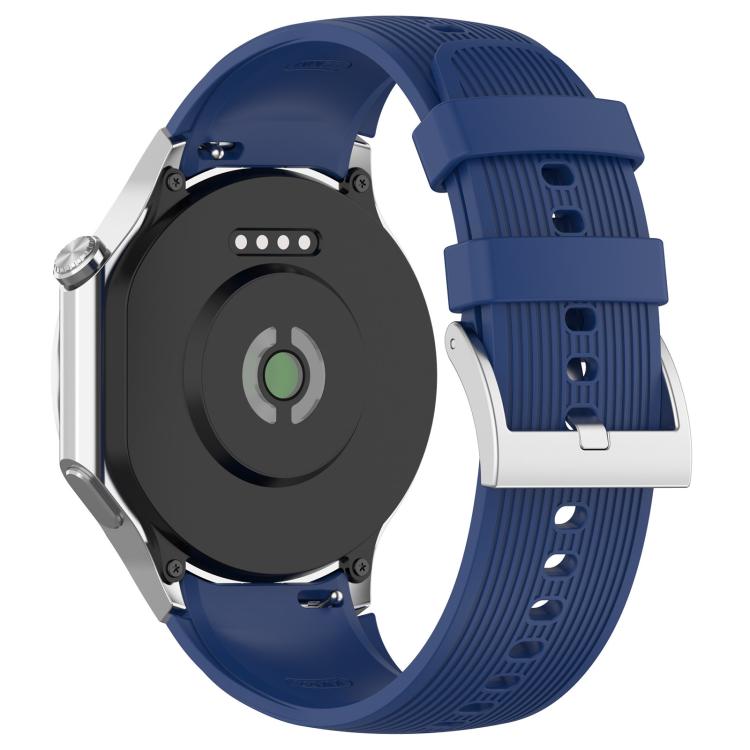 For OPPO Watch X / X2 / OnePlus Watch 2 xDfind Silver Buckle Silicone Watch Band