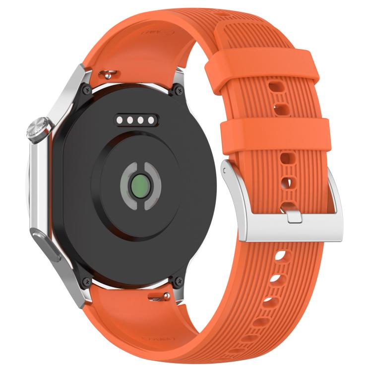For OPPO Watch X / X2 / OnePlus Watch 2 xDfind Silver Buckle Silicone Watch Band