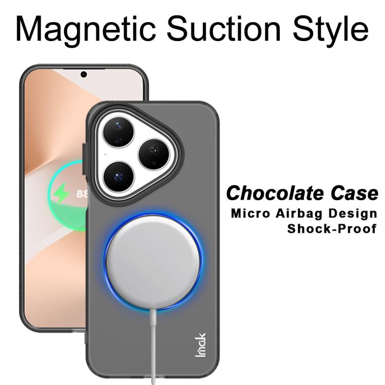 For Huawei Pura 80 5G IMAK Chocolate Series TPU + PET MagSafe Phone Case
