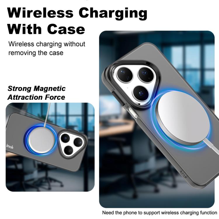 For Huawei Pura 80 5G IMAK Chocolate Series TPU + PET MagSafe Phone Case