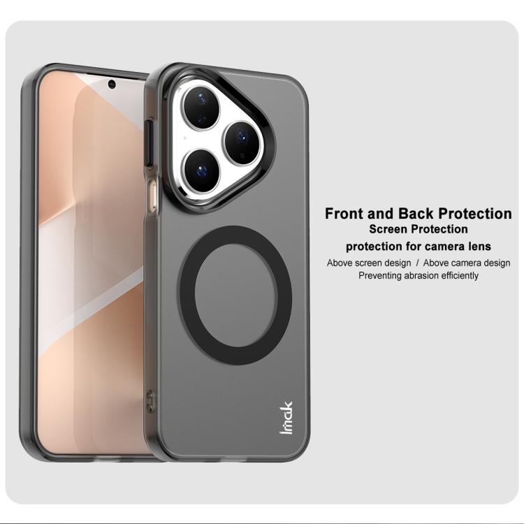 For Huawei Pura 80 5G IMAK Chocolate Series TPU + PET MagSafe Phone Case